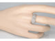 Bague 54 Bague pavée en or blanc 14 carats avec diamants 58 Facettes 2045