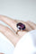 Bague 62 Art Déco - Bague améthyste ovale et diamants en or blanc et platine 58 Facettes
