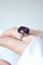 Bague 62 Art Déco - Bague améthyste ovale et diamants en or blanc et platine 58 Facettes
