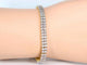 Bracelet Bracelet tennis en or 14 carats à diamants 1,50 ct 58 Facettes 2148