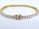 Bracelet Bracelet tennis en or 14 carats serti de diamants 1,20 ct 58 Facettes 2149