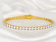 Bracelet Bracelet tennis en or 14 carats serti de diamants 1,20 ct 58 Facettes 2149