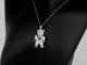 Pendentif Chopard Happy Diamonds - Pendentif Teddy Bear en or jaune 18 carats et diamants 58 Facettes 4142