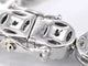 Collier Collier en or blanc 18 carats serti de diamants 15 ct 58 Facettes 2187
