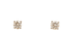 Boucles d'oreilles Boucles d'oreilles en or jaune 14 carats serties de diamants 58 Facettes 2271