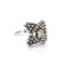 Bague 55 Bague en or blanc 18 carats avec diamants 58 Facettes