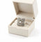 Bague 55 Bague en or blanc 18 carats avec diamants 58 Facettes