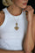 Pendentif Croix XVIIIe siècle - Pendentif en or jaune et émeraudes 58 Facettes