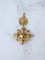 Pendentif Croix XVIIIe siècle - Pendentif en or jaune et émeraudes 58 Facettes