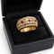 Bague 55 Bague en or jaune 18 carats avec diamants et rubis 58 Facettes 50398