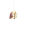 Boucles d'oreilles Boucles d'oreilles puces en or jaune 750 avec diamants 58 Facettes 50503