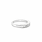 Bague 52 Bague demi-alliance en or blanc 750 avec diamants taille brillant 58 Facettes 50144