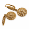 Boucles d'oreilles Style Art déco - Boucles d’oreilles pendantes en or jaune et saphirs incolores 58 Facettes 50180