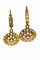 Boucles d'oreilles Style Art déco - Boucles d’oreilles pendantes en or jaune et saphirs incolores 58 Facettes 50180