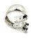 Bague 58 Cartier Panthère Lakarda - Bague en or blanc 18 carats, émeraudes et onyx 58 Facettes
