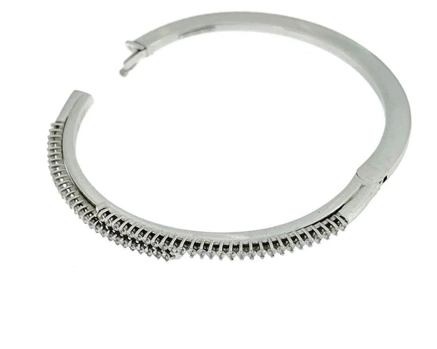 Bracelet Sinico - Bracelet en or blanc 18 carats et diamants 58 Facettes