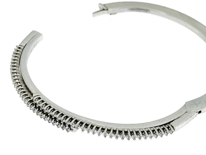 Bracelet Sinico - Bracelet en or blanc 18 carats et diamants 58 Facettes