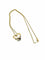 Collier Guy Laroche - Pendentif cœur avec chaîne en or jaune et blanc et diamants 58 Facettes