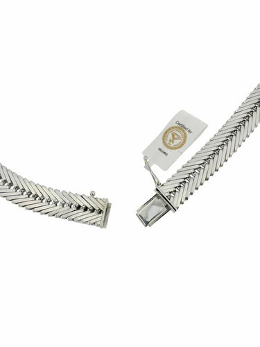 Collier Collier ras-de-cou en or blanc 18 carats avec diamants et émeraudes 58 Facettes