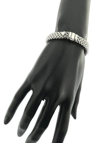 Bracelet FOPE - Bracelet motif brique en or blanc 18 carats 58 Facettes