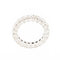 Bague 56 Bague Eternity - Alliance en or blanc 18 carats et diamants 58 Facettes