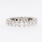 Bague 56 Bague Eternity - Alliance en or blanc 18 carats et diamants 58 Facettes