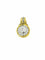Pendentif Pendentif français vintage en or jaune et blanc avec diamants 1,25 ct 58 Facettes