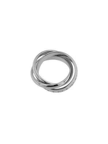 Bague 50 Cartier Trinity - Bague Amour en or blanc 18 carats 58 Facettes