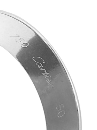 Bague 50 Cartier Trinity - Bague Amour en or blanc 18 carats 58 Facettes