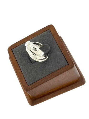 Bague 50 Cartier Trinity - Bague Amour en or blanc 18 carats 58 Facettes