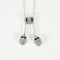 Collier Collier négligé en or blanc 18K avec saphirs et diamants 58 Facettes B250609