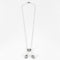 Collier Collier négligé en or blanc 18K avec saphirs et diamants 58 Facettes B250609
