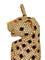 Pendentif Pendentif panthère en or rose 18 carats avec diamants, onyx et rubis 58 Facettes