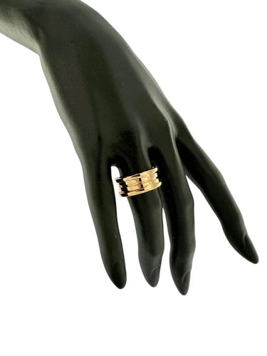 Bague 57 Bulgari B.Zero1 - Bague 2 rangs en or rose 18 carats 58 Facettes