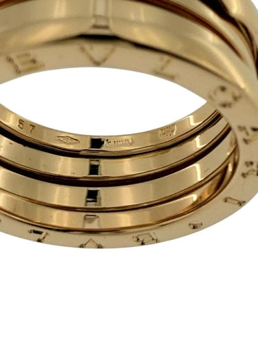 Bague 57 Bulgari B.Zero1 - Bague 2 rangs en or rose 18 carats 58 Facettes