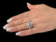 Bague 55 Vendome Ligne Vendôme - Bague en or blanc 18 carats et diamants 58 Facettes