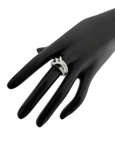 Bague 55 Vendome Ligne Vendôme - Bague en or blanc 18 carats et diamants 58 Facettes