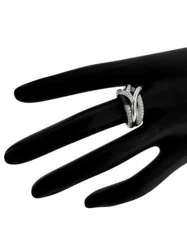 Bague 55 Vendome Ligne Vendôme - Bague en or blanc 18 carats et diamants 58 Facettes