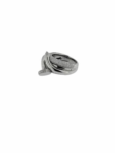 Bague 55 Vendome Ligne Vendôme - Bague en or blanc 18 carats et diamants 58 Facettes