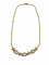 Collier Collier vintage italien en or jaune et blanc 18 carats avec diamants 58 Facettes