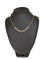 Collier Collier vintage italien en or jaune et blanc 18 carats avec diamants 58 Facettes
