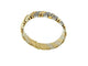 Bracelet Bracelet manchette italien en or jaune et or blanc avec diamants 58 Facettes