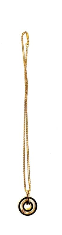 Collier Chopard Happy Diamonds - Collier en or jaune 18k et diamants flottants 58 Facettes