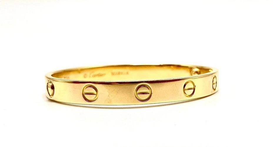 Bracelet Cartier Love - Bracelet classique en or 18k taille 16 58 Facettes