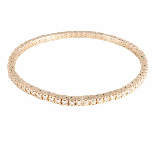Bracelet Bracelet rivière en or jaune 18 ct et diamants 58 Facettes 1