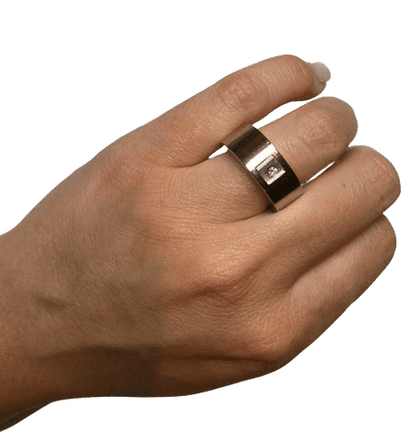 Bague 52 Chopard Happy Diamond - Bague en or blanc 18k et diamant 58 Facettes