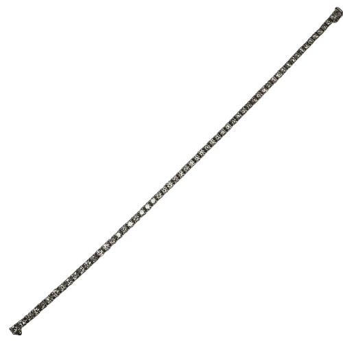 Bracelet Bracelet tennis en or blanc 18K et diamants 58 Facettes