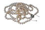 Collier Sautoir - Collier 2 rangs de perles de culture en or blanc 18 ct 58 Facettes 788239