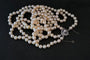 Collier Sautoir - Collier 2 rangs de perles de culture en or blanc 18 ct 58 Facettes 788239
