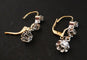 Boucles d'oreilles Boucles d’oreilles dormeuses en or et diamants vers 1920 58 Facettes